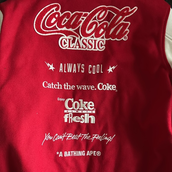 BAPE X Coca- Cola Varsity Jacket - Picture 3 of 13